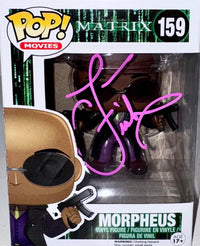 Laurence Fishburne Signed Funko Pop #159 Morpheus (The Matrix) - Beckett COA