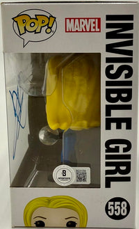 Jessica Alba Signed Funko Pop #558 Invisible Girl Sue Storm (Fantastic Four)  - Beckett COA