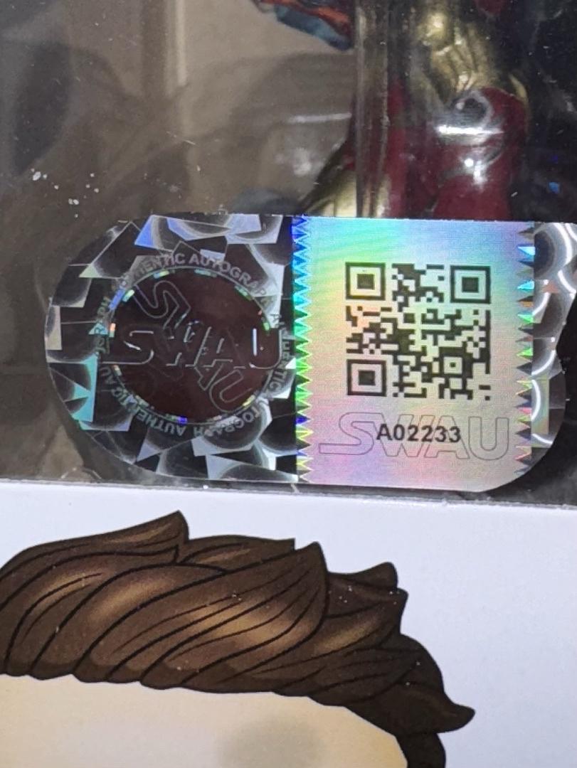 Robert Downey Jr. Signed Funko Pop #580 Iron Man (Avengers Endgame) - SWAU