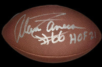 Alan Faneca Signed Replica Football w/HOF Inscription -  Schwartz COA