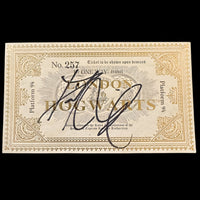 Daniel Radcliffe Signed Replica Hogwarts Train Ticket - ACOA #02
