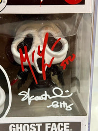 Matthew Lillard & Skeet Ulrich Signed Funko Pop #1607 "Ghost Face" (Scream) - Beckett COA #03#
