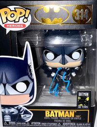 George Clooney Signed Funko Pop #314 Batman (Blue Ink) - Beckett COA #5