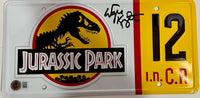 Wayne Knight Signed License Plate (Jurassic Park) - Beckett COA