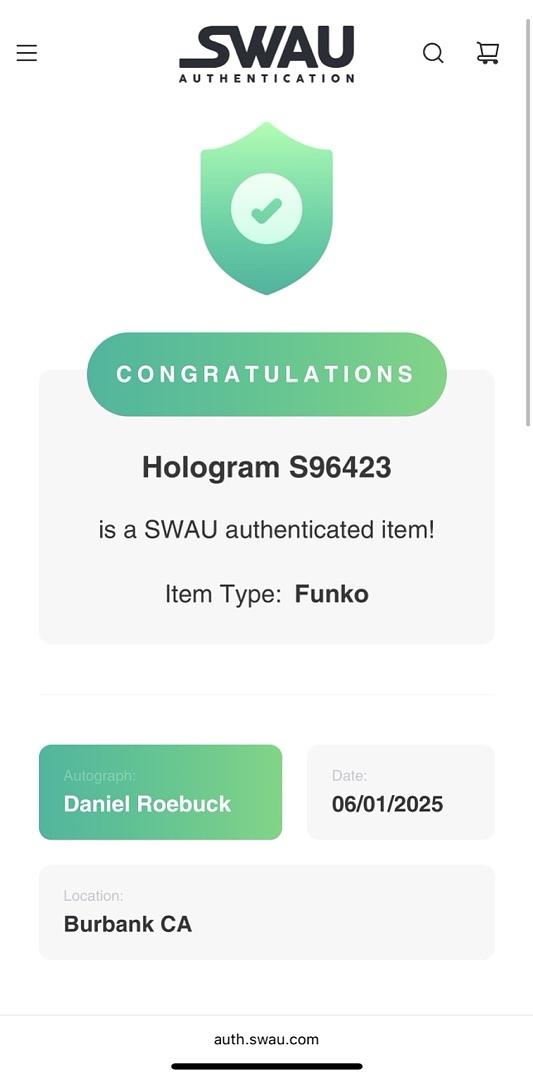 Daniel Roebuck, James Duval Signed Funko Pop #1156 Michael Myers (Halloween) - SWAU
