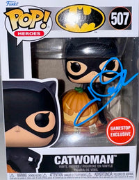 Halle Berry Signed Funko Pop #507 Catwoman (Blue Ink) - Beckett COA #1