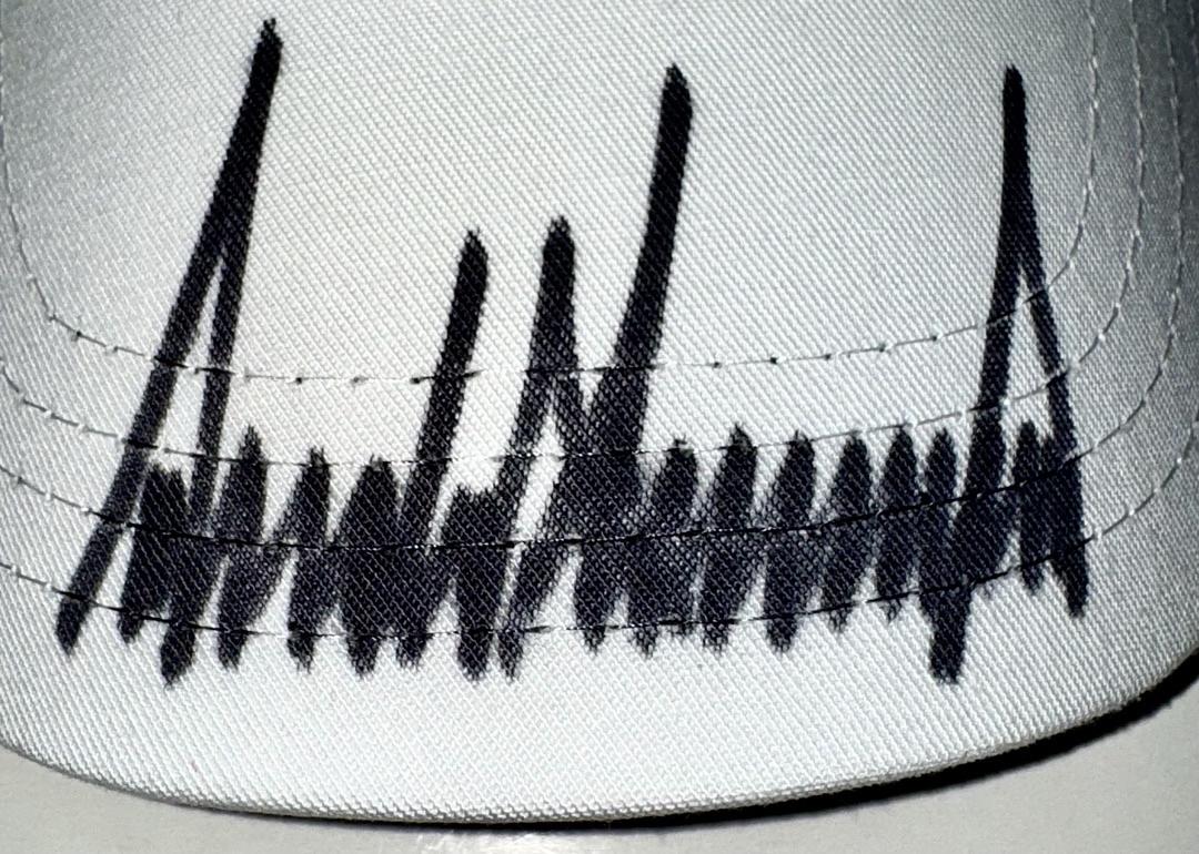 Donald Trump Signed MAGA Hat/Cap (White) - Beckett COA w/full letter of authenticity