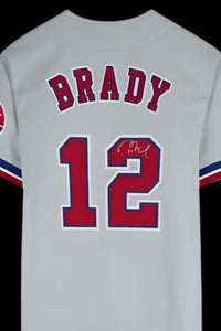 Tom Brady Autographed Mitchell & Ness Authentic Montreal Expos Jersey Fanatics COA