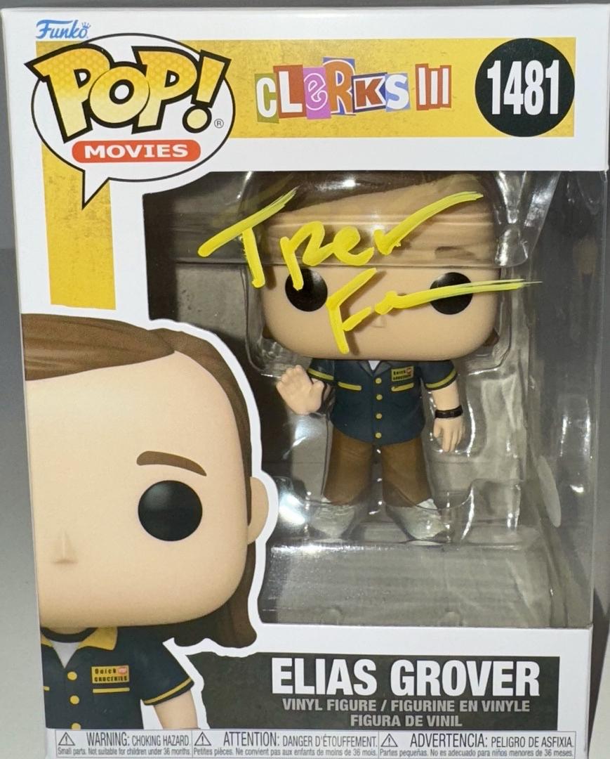 Trevor Fehrman Signed Funko Pop #1481 "Elias Grover" (Clerks III) - JSA COA #01