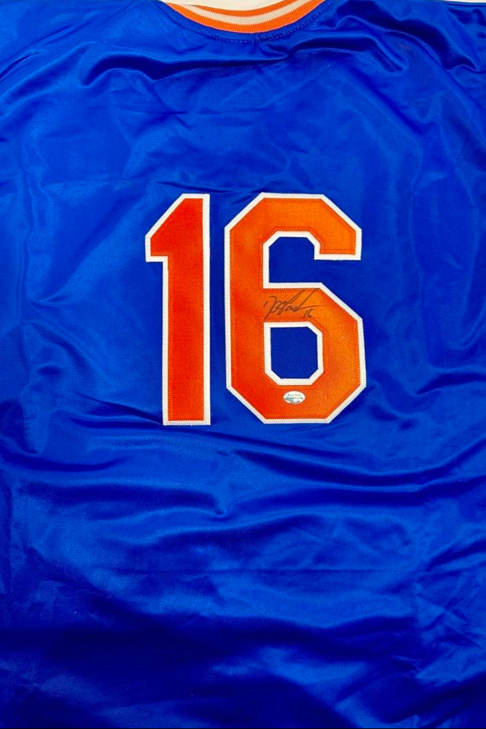 Dwight Gooden Signed Custom Blue Mets Jersey - SureShot COA