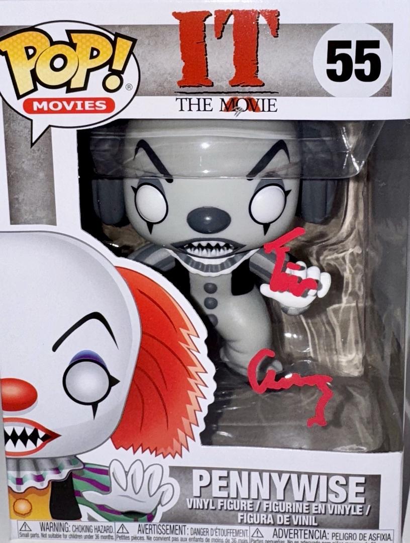 Tim Curry Signed Funko Pop #55 "Pennywise" (IT) - OC Celebrity Marketing COA