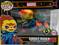 Nicholas Cage Signed Funko Pop #33 (Deluxe Ghost Rider) - Celebrity Authentics