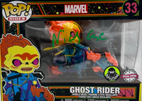 Nicholas Cage Signed Funko Pop #33 (Deluxe Ghost Rider) - Celebrity Authentics