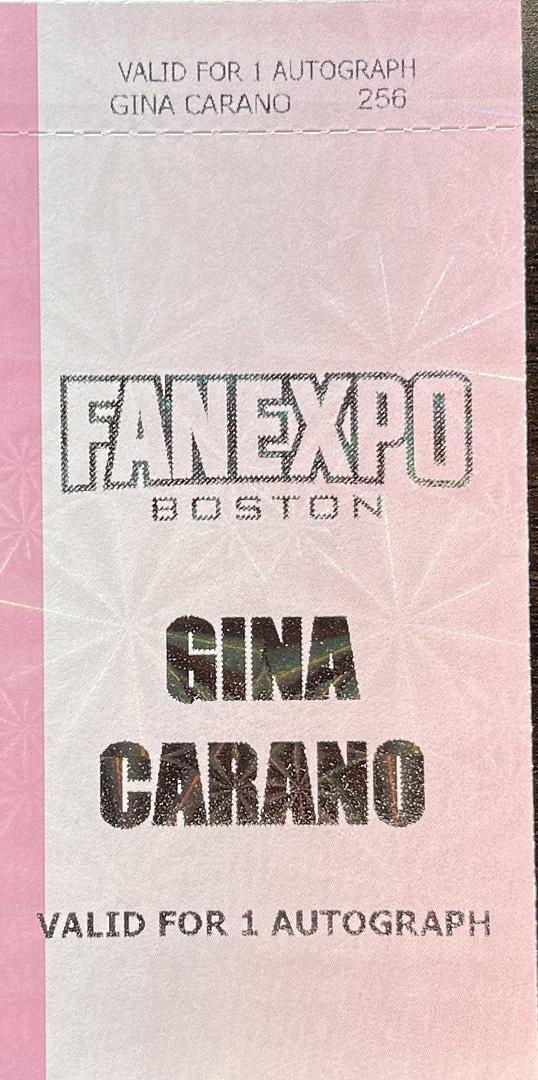 Gina Carano Signed 8x10 Photo (Deadpool) - Beckett COA