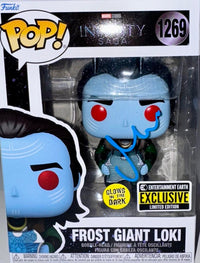 Matt Damon Signed Funko Pop #1269 "Frost Giant Loki" (Infinity Saga) Glow In The Dark - Beckett COA
