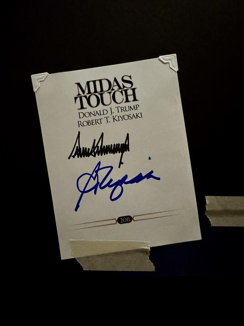 Donald Trump Signed & Matted Bookplate Cut Signature - Koschal COA #03