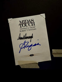 Donald Trump Signed & Matted Bookplate Cut Signature - Koschal COA #03