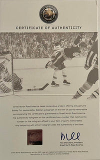 Bobby Orr Signed 16x20 Photo Boston Bruins - GNR / Orr COA