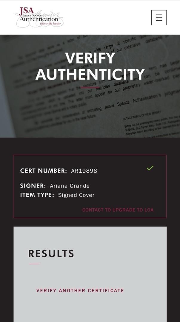 Ariana Grande Signed Teal Guitar - JSA COA