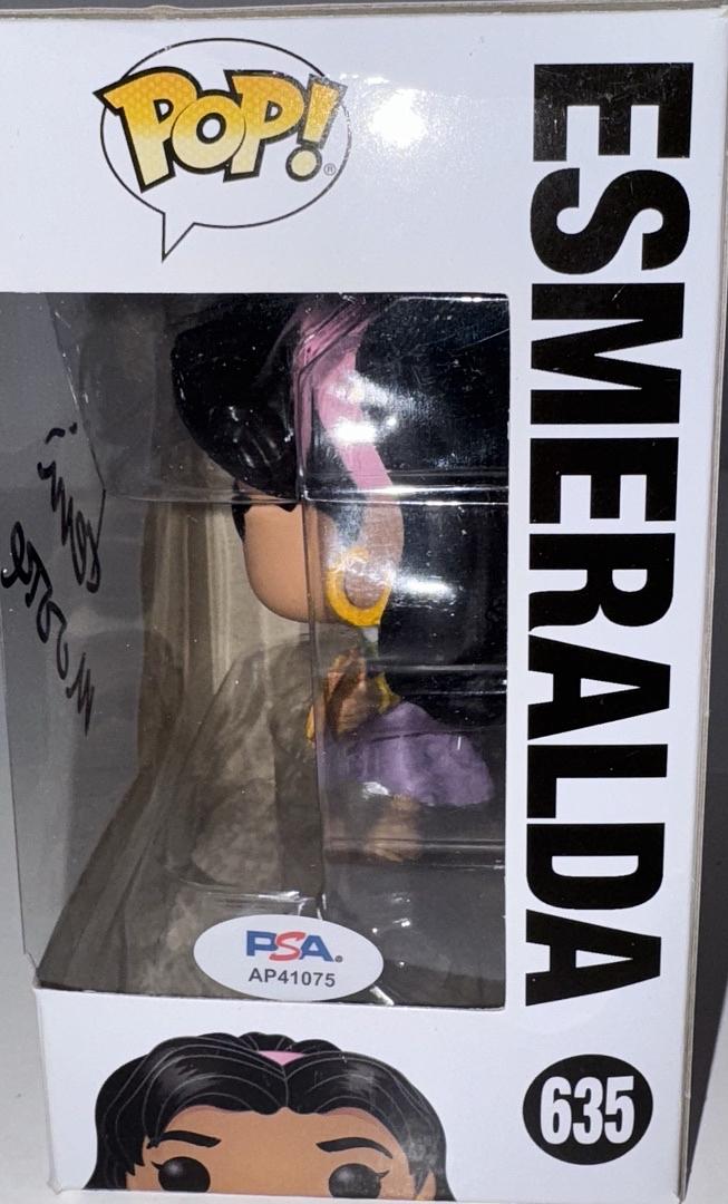 Demi Moore Signed Funko Pop #635 Esmeralda (Hunchback Of Notre Dame)  - PSA COA