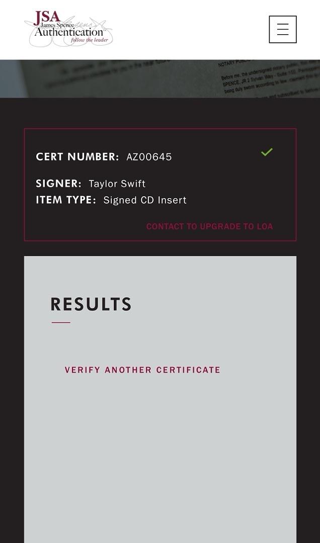 Taylor Swift Custom Framed & Signed CD Insert (The Tortured Poets Department) - JSA COA #01