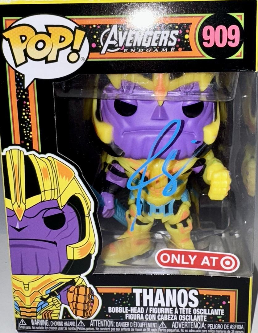 Josh Brolin Signed Funko Pop #909 "Thanos" (Avengers Endgame) - Beckett COA