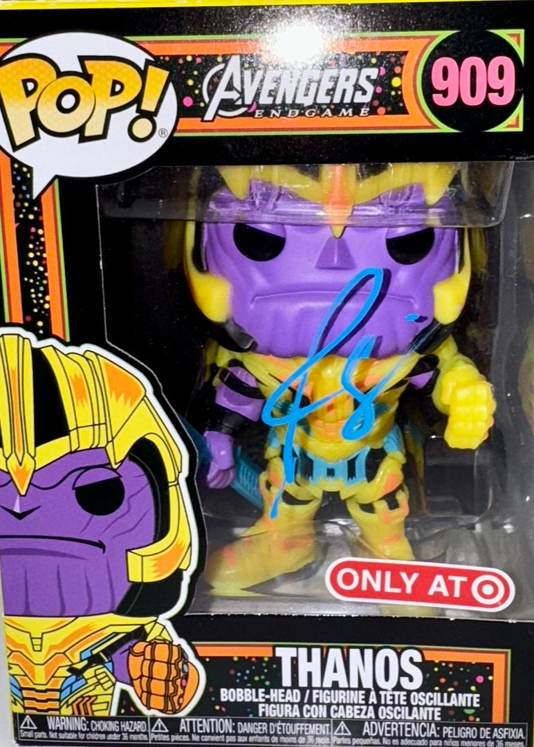Josh Brolin Signed Funko Pop #909 "Thanos" (Avengers Endgame) - Beckett COA