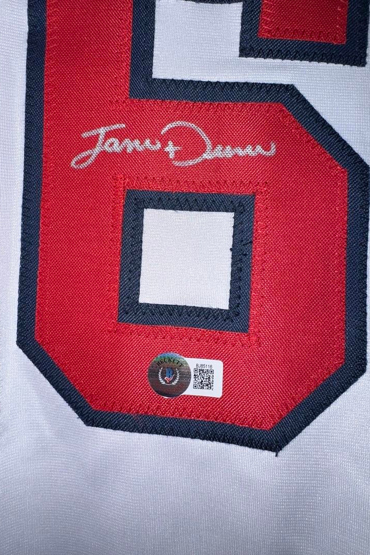 Jaren Duran signed Custom White Red Sox Jersey - Beckett COA