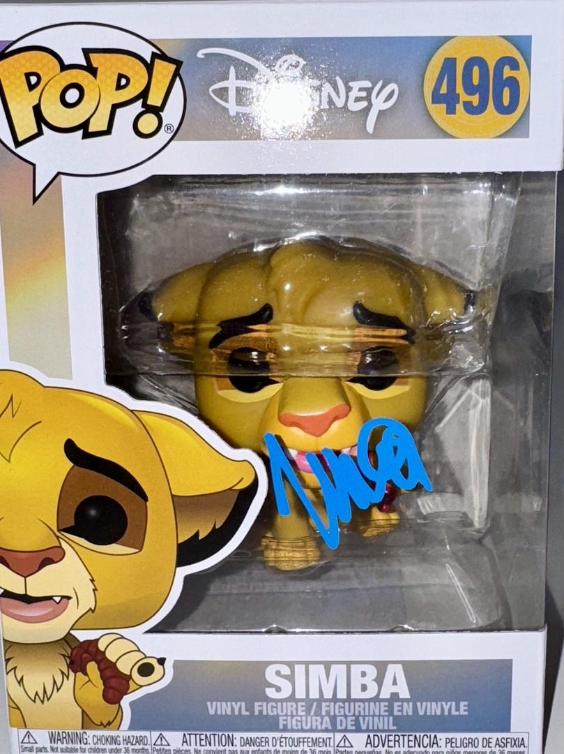Matthew Broderick Signed Funko Pop #496 "Simba" (Lion King) - Beckett COA #02