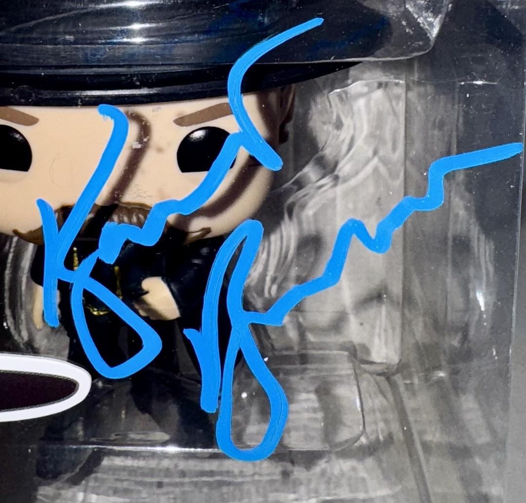 Kurt Russell Signed Funko Pop #851 Wyatt Earp Tombstone (Blue Ink) - Beckett COA #2
