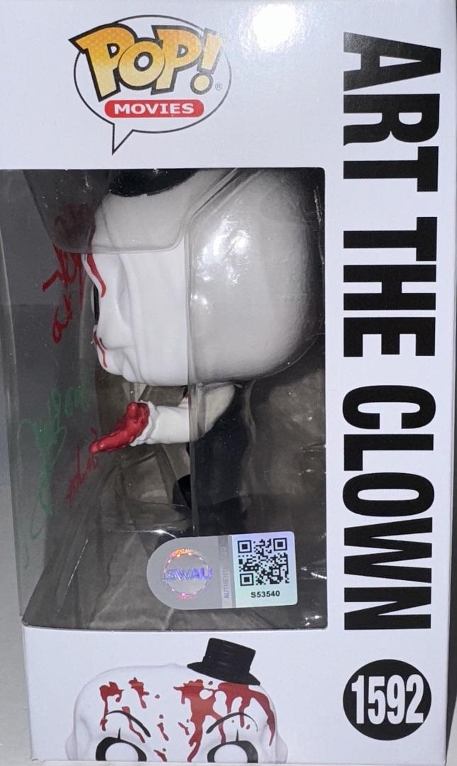 Daniel Roebuck Signed Funko Pop #1592 "Art The Clown" (Terrifier) w/Inscription - SWAU #02