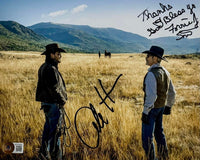 Cole Hauser & Forrie J Smith Signed 8x10 Photo (Yellowstone) - Beckett COA