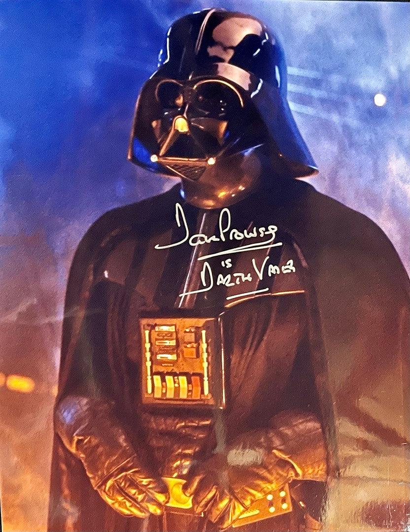 David Prowse Signed 8x10 Photo (Star Wars) w/Character Inscription- Prowse COA