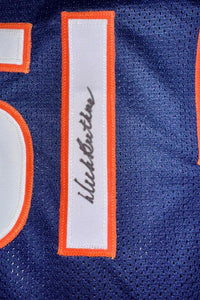 Chicago Bears "Monsters of the Midway" Autographed Butkus / Singletary / Urlacher Signed Custom Jersey - Beckett COA #01