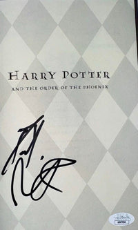 Daniel Radcliffe Autographed Book Order Of The Phoenix - JSA COA