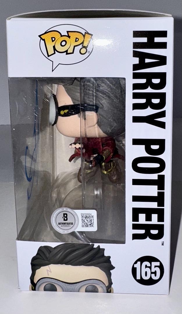Daniel Radcliffe Signed Funko Pop #165 "Harry Potter" (Blue Ink) - Beckett COA #04