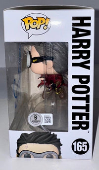 Daniel Radcliffe Signed Funko Pop #165 "Harry Potter" (Blue Ink) - Beckett COA #04