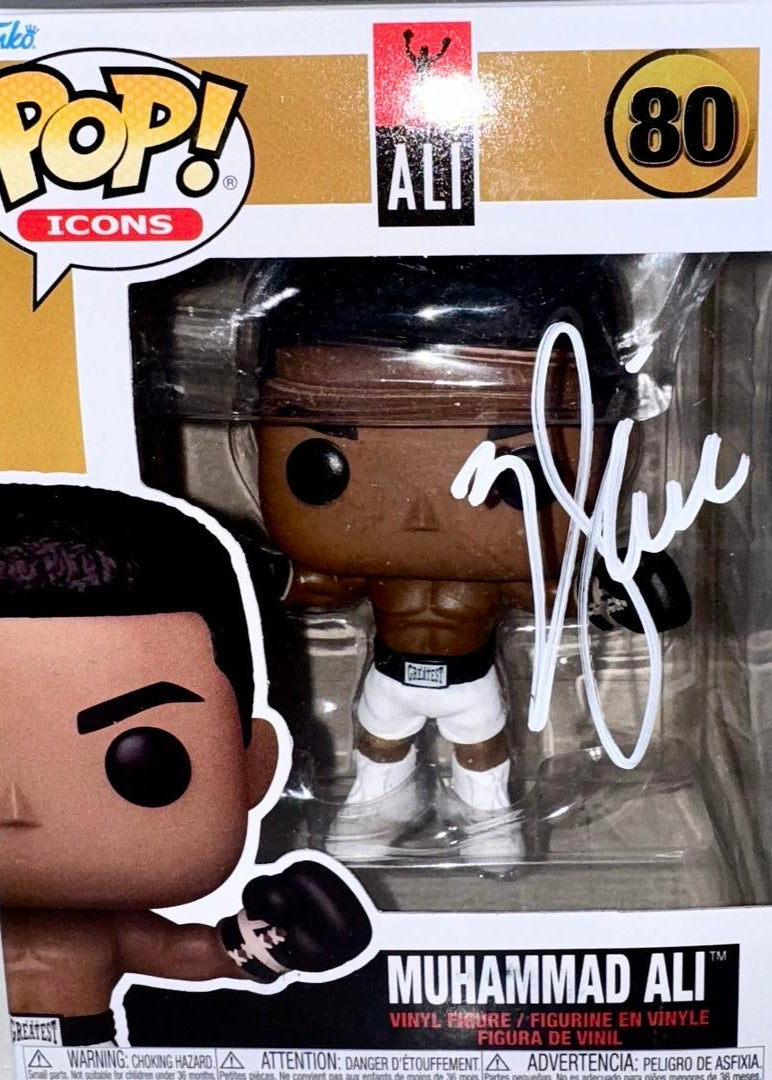 Will Smith Signed Funko Pop #80 (Muhammad Ali) White Ink  - SWAU