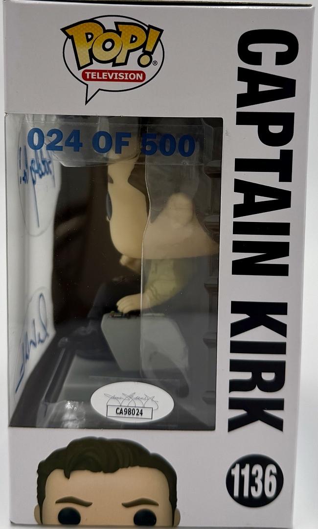 William Shatner Signed Funko Pop #1136 Limited Edition Captain Kirk (Star Trek)  - JSA COA #03
