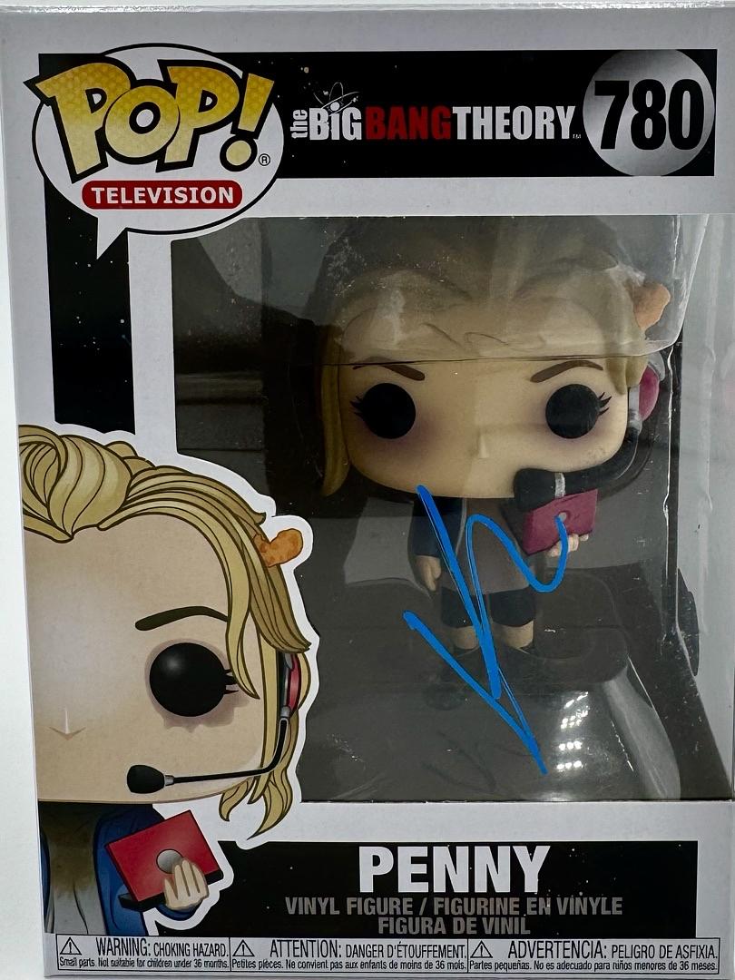 Kaley Cuoco Signed #780 Penny from Big Bang Theory Funko Pop - Beckett COA