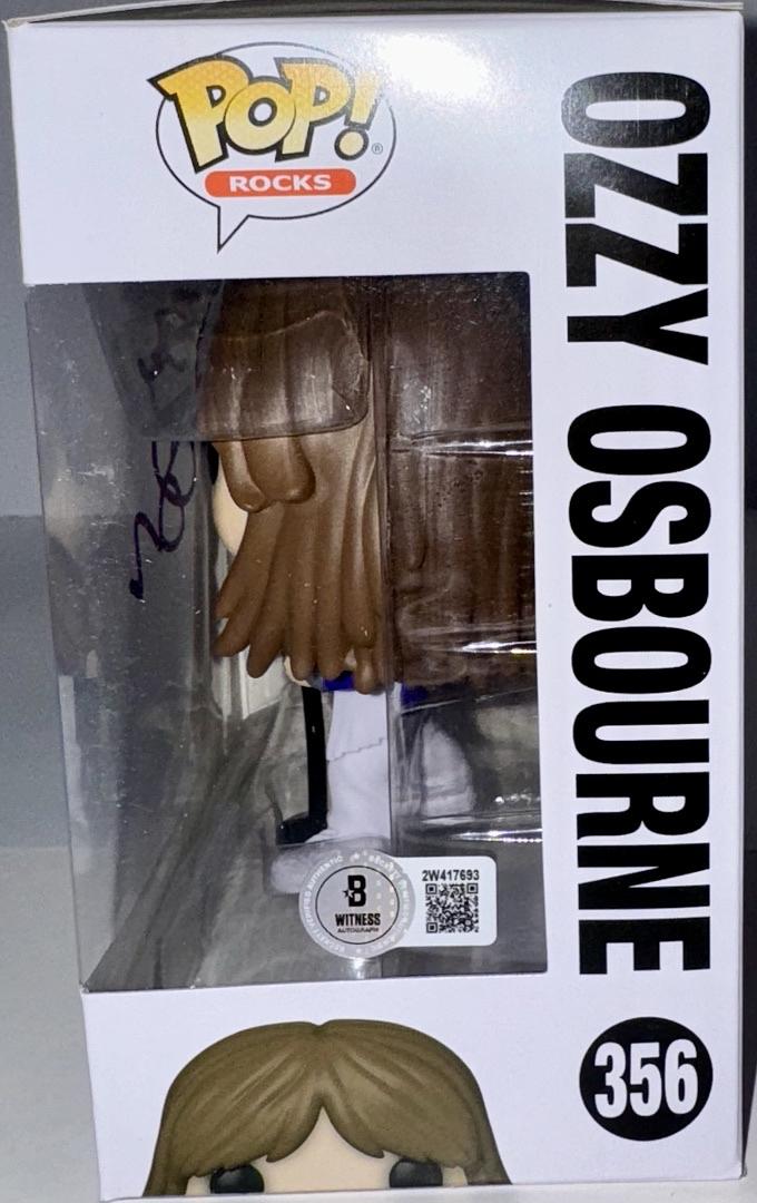 Ozzy Osbourne Signed Funko Pop #356 (Purple Ink) -  Beckett COA #1