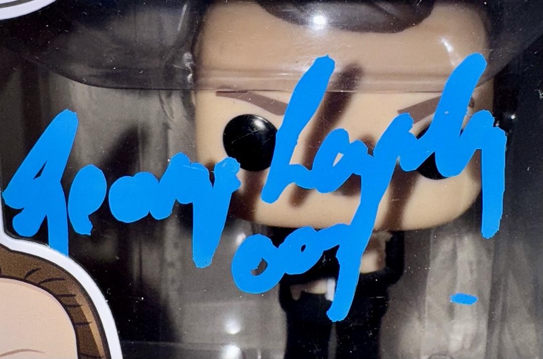 George Lazenby Signed Funko Pop #524 "James Bond" w/ 007 Inscription - Beckett COA #01