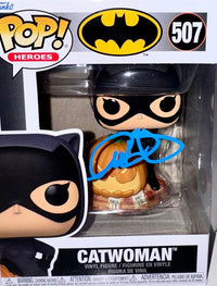 Anne Hathaway Signed Funko Pop  #507 (Batman) - Beckett COA