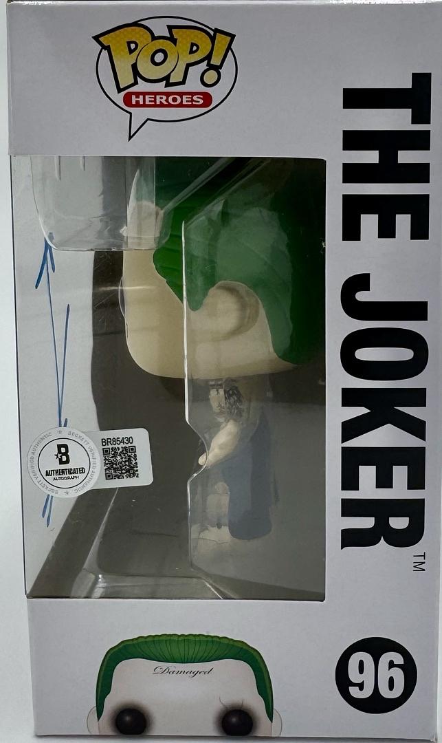 Jared Leto Signed Funko Pop #96 The Joker (Suicide Squad)  - Beckett COA