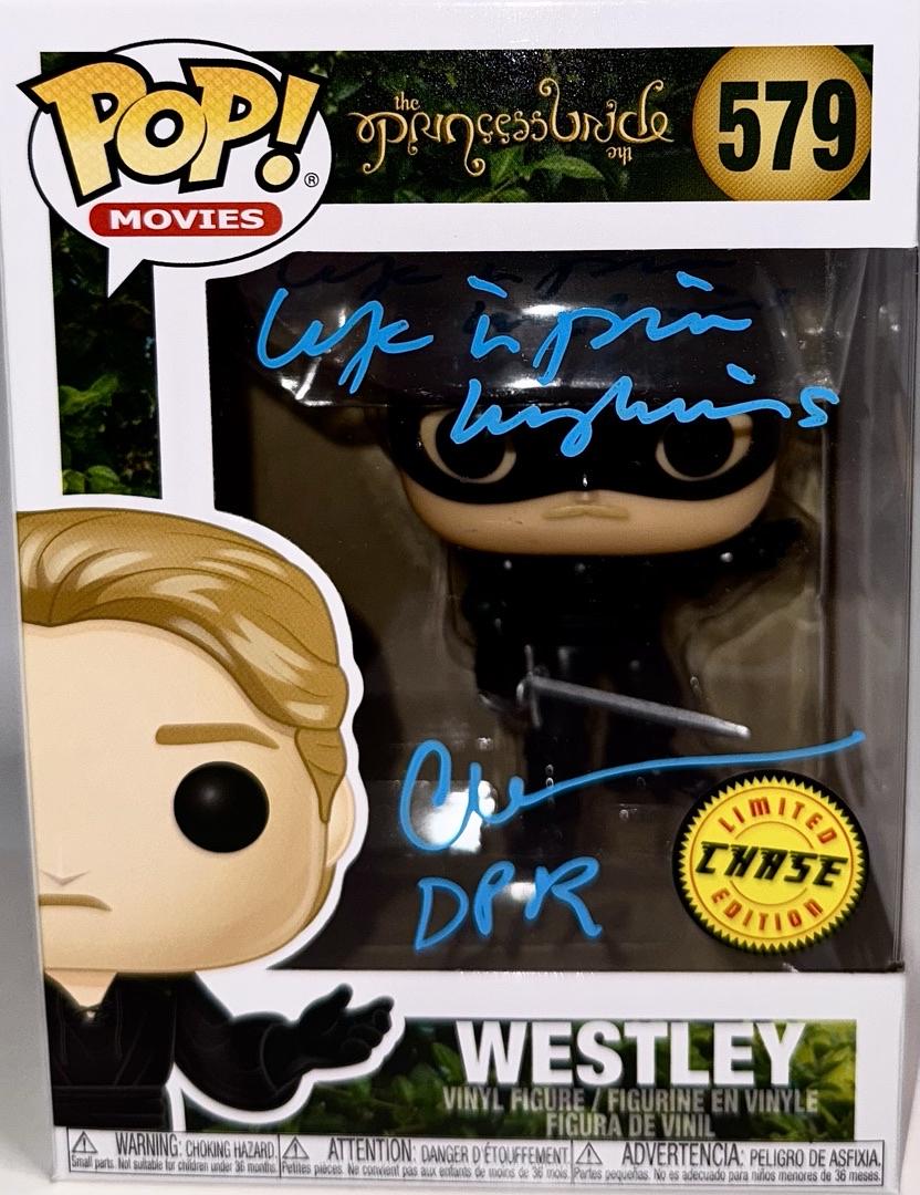 Cary Elwes Signed Funko Pop #579 Westley (The Princess Bride) w/Inscription  - JSA COA