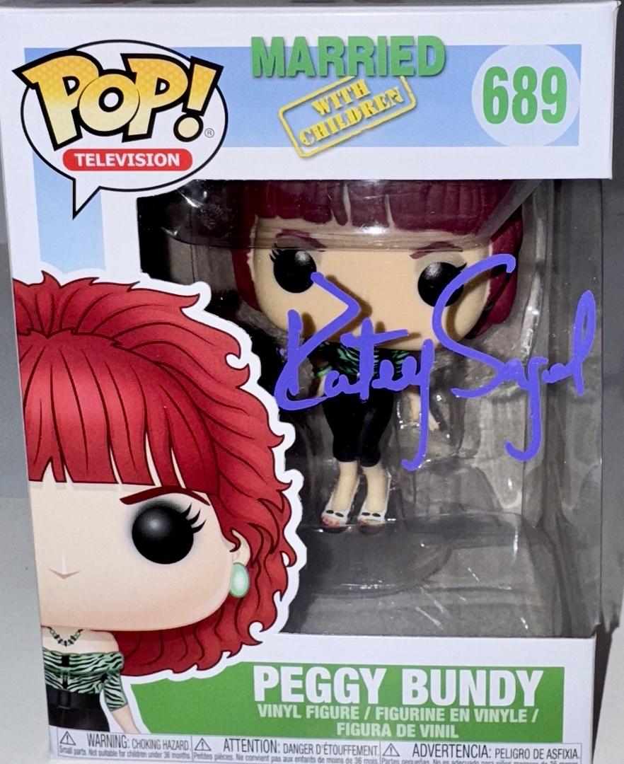 Katey Sagal Signed Funko Pop #689 "Peggy Bundy" (Married With Children) - Beckett COA