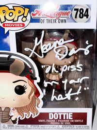 Geena Davis Signed Funko Pop #784 "Dottie" (A League Of Their Own) w/Quote - JSA COA
