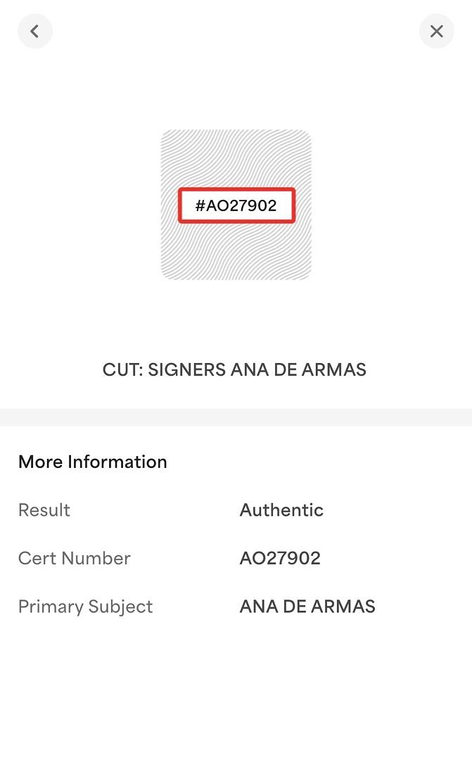 Ana De Armas Signed Funko Pop #1014 "Paloma" (James Bond) - PSA COA