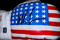 Mike Tyson Signed USA Last Punch Glove Set - Fiterman COA