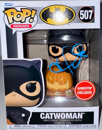 Halle Berry Signed Funko Pop #507 Catwoman (Blue Ink) - Beckett COA #3